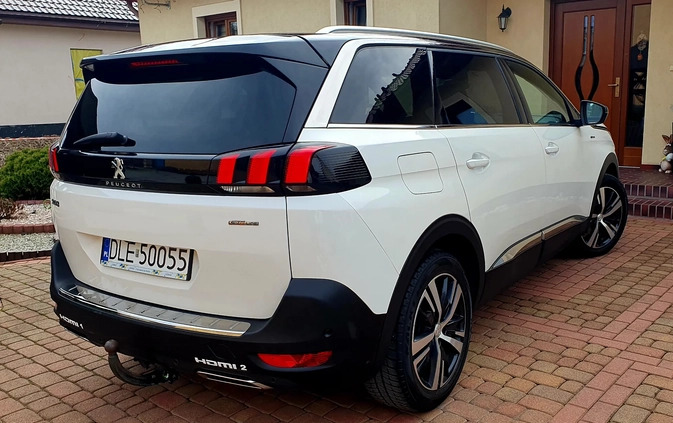 Peugeot 5008 cena 88500 przebieg: 190500, rok produkcji 2019 z Legnica małe 704